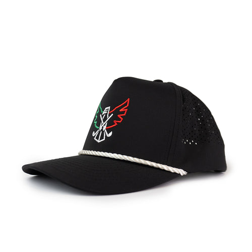 Herencia Rope Hat - Black