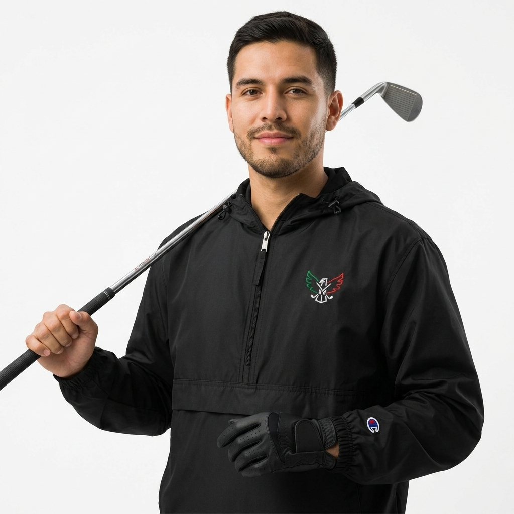 Aguila Embroidered Champion Packable Jacket