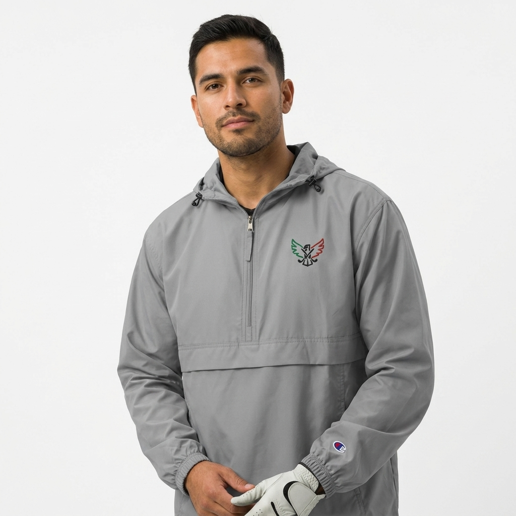 Aguila Embroidered Champion Packable Jacket