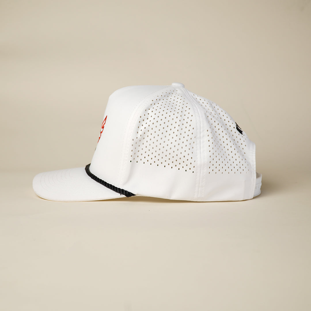 Herencia Rope Hat - White