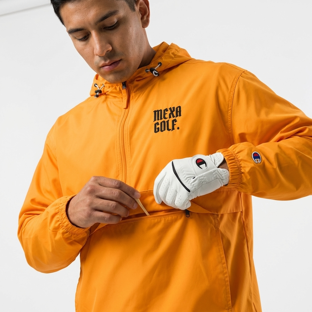 Embroidered Champion Packable Jacket