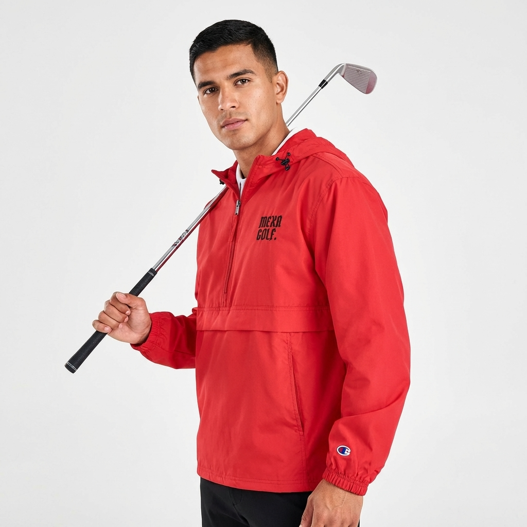 Embroidered Champion Packable Jacket